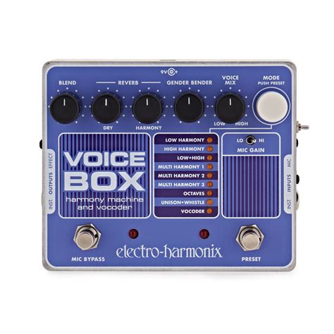 electro harmonix voice box vocal harmony machine vocoder|electro Harmonix voice box.